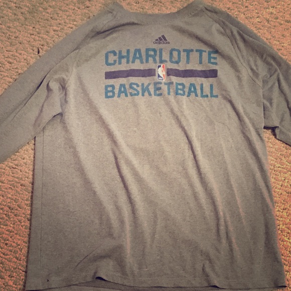 charlotte hornets long sleeve shirt